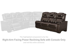 Warnerton Right-Arm Facing Power Reclining Sofa with Console - 7540708