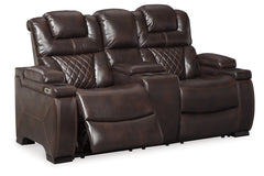 Warnerton Power Reclining Loveseat with Console - 7540718