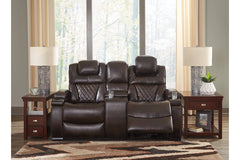 Warnerton Power Reclining Loveseat with Console - 7540718