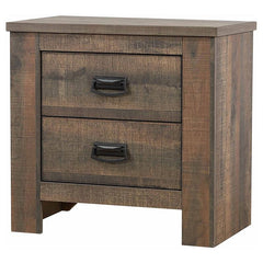 Frederick 2-drawer Nightstand Weathered Oak - 222962