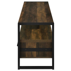 James 3-drawer Engineered Wood 71" TV Stand Dark Pine - 704283