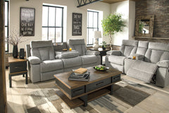 Mitchiner Reclining Sofa with Drop Down Table - 7620489