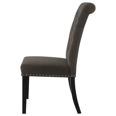 Alana Upholstered Tufted Side Chairs with Nailhead Trim (Set of 2) - 115172