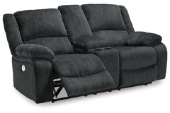 Draycoll Power Reclining Loveseat with Console - 7650496
