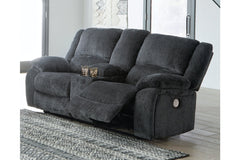 Draycoll Power Reclining Loveseat with Console - 7650496