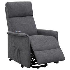 Herrera Upholstered Power Lift Massage Chair Charcoal - 609406P