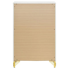 Lucia 5-drawer Bedroom Chest White - 224735