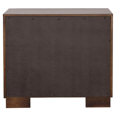 Jessica 5-piece California King Bedroom Set Cappuccino - 200719KW-S5