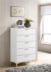 Kendall 5-drawer Bedroom Chest White - 224405