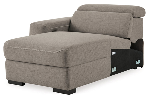 Mabton Left-Arm Facing Power Reclining Back Chaise - 7700579