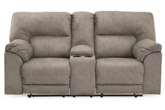 Cavalcade Power Reclining Loveseat with Console - 7760196