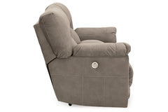 Cavalcade Power Reclining Loveseat with Console - 7760196