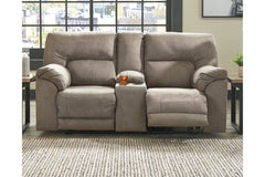 Cavalcade Power Reclining Loveseat with Console - 7760196