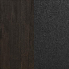 Prentiss Upholstered Counter Height Chair (Set of 2) Black and Cappuccino - 193109