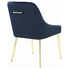 Mayette Parsons Wingback Dining Side Chairs Dark Ink Blue (Set of 2) - 192492