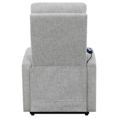 Howie Upholstered Power Lift Massage Chair Grey - 609402P