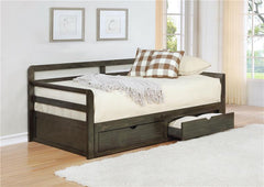 Sorrento 2-drawer Twin XL Daybed with Extension Trundle Grey - 305706