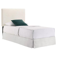 Gigi Upholstered Twin Panel Headboard Ivory - 316031T