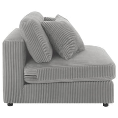Blaine Upholstered Armless Chair Fog - 509997