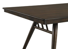 Wes 5-piece Rectangular Dining Set Grey and Dark Walnut - 115271-S5
