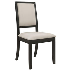 Louise 7-piece Rectangular Dining Set Black and Cream - 101561-S7