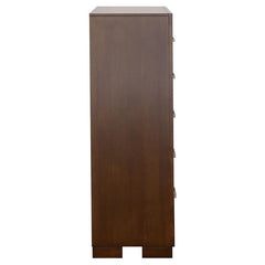 Jessica 5-drawer Chest Cappuccino - 200715