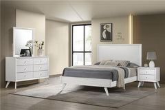 Janelle 4-piece Queen Bedroom Set White - 223651Q-S4