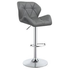Berrington Adjustable Bar Stools Chrome and Grey (Set of 2) - 100426