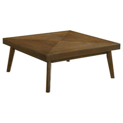 Westerly Square Wood Coffee Table Walnut Brown - 707798