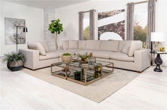 Lakeview Upholstered Corner Chair Ivory - 551462