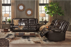 Vacherie Reclining Loveseat with Console - 7930794