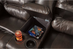 Vacherie Reclining Loveseat with Console - 7930794