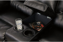 Vacherie Reclining Loveseat with Console - 7930894