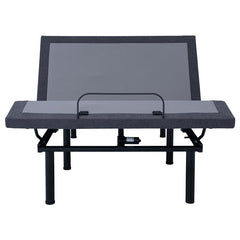 Clara California King Adjustable Bed Base Grey and Black - 350131KW