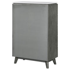 Nathan 5-drawer Bedroom Chest Grey - 224605