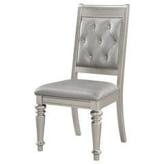 Bling Game Open Back Side Chairs Metallic (Set of 2) - 106472