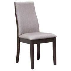 Spring Creek 5-piece Dining Room Set Natural Walnut and Taupe - 106581-S5G