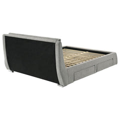 Fenbrook Upholstered California King Storage Panel Bed Grey - 300523KW