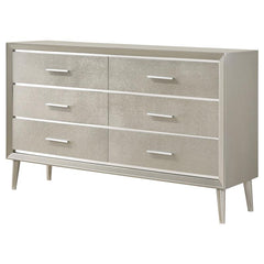 Ramon 6-drawer Dresser Metallic Sterling - 222703