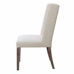 Bexley Tufted Side Chairs Dark Brown and Beige (Set of 2) - 105143