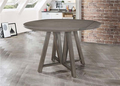 Athens Round Counter Height Table with Drop Leaf Barn Grey - 109858