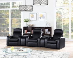 Cyrus 5-piece Upholstered Home Theater Seating - 600001-S3A