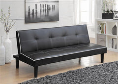 Katrina Upholstered Tufted Convertible Sofa Bed Black - 550044