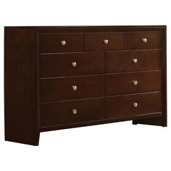 Serenity 5-piece California King Bedroom Set Rich Merlot - 201971KW-S5