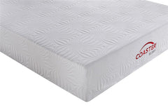 Ian 12" Queen Memory Foam Mattress White - 350065Q