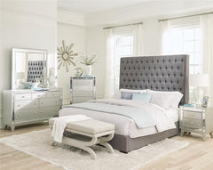 Camille 5-piece California King Bedroom Set Metallic Mercury - 300621KW-S5