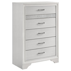 Miranda 5-piece Twin Bedroom Set White - 205111T-S5