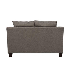 Salizar Upholstered Flared Arm Loveseat Charcoal Grey - 506022
