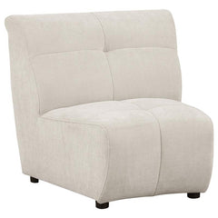Charlotte 5-piece Upholstered Modular Sectional Sofa Ivory - 551300-S5