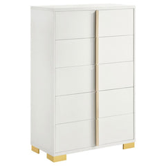 Marceline 5-piece Eastern King Bedroom Set White - 222931KE-S5